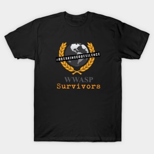 WWASP Survivors - #BREAKINGCODESILENCE T-Shirt